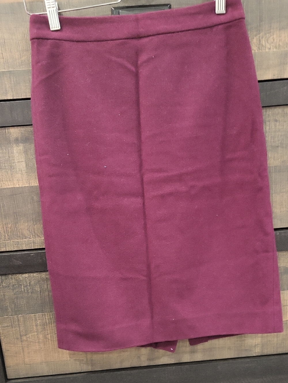 J. Crew Plum Pencil Skirt
